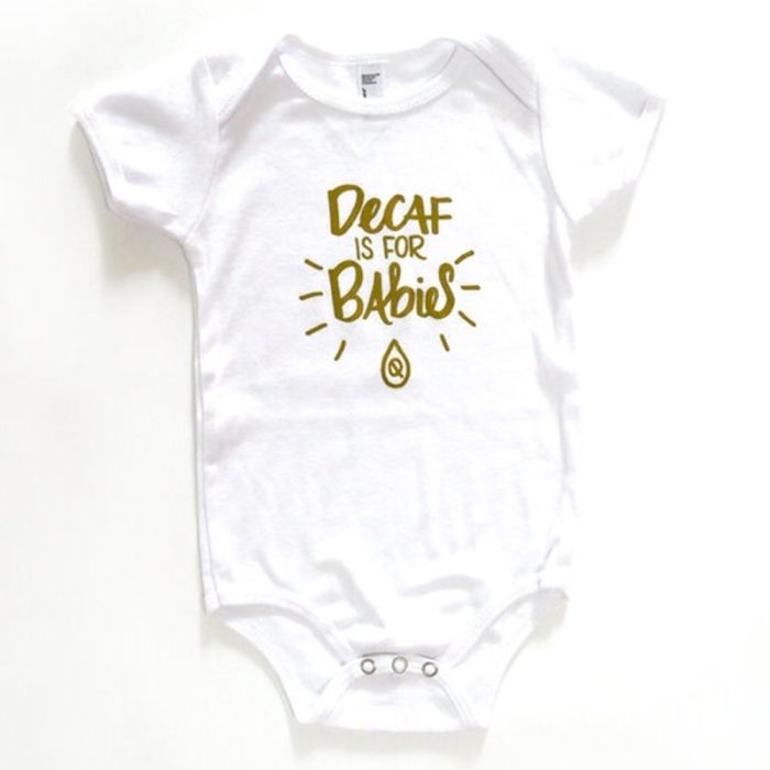 Quitters Coffee Onesie - Navy or White